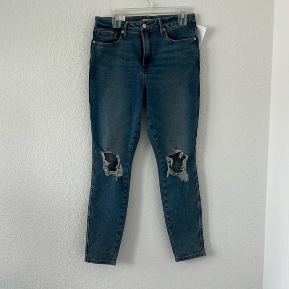 NWT Good American Good Curve Skinny Crop - Picture 1 of 9